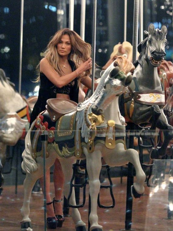 Jennifer-Lopez -Filming